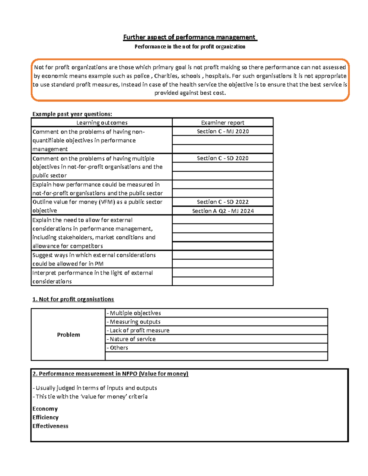 Rev - Further aspect of performance management in not-for-profit ...