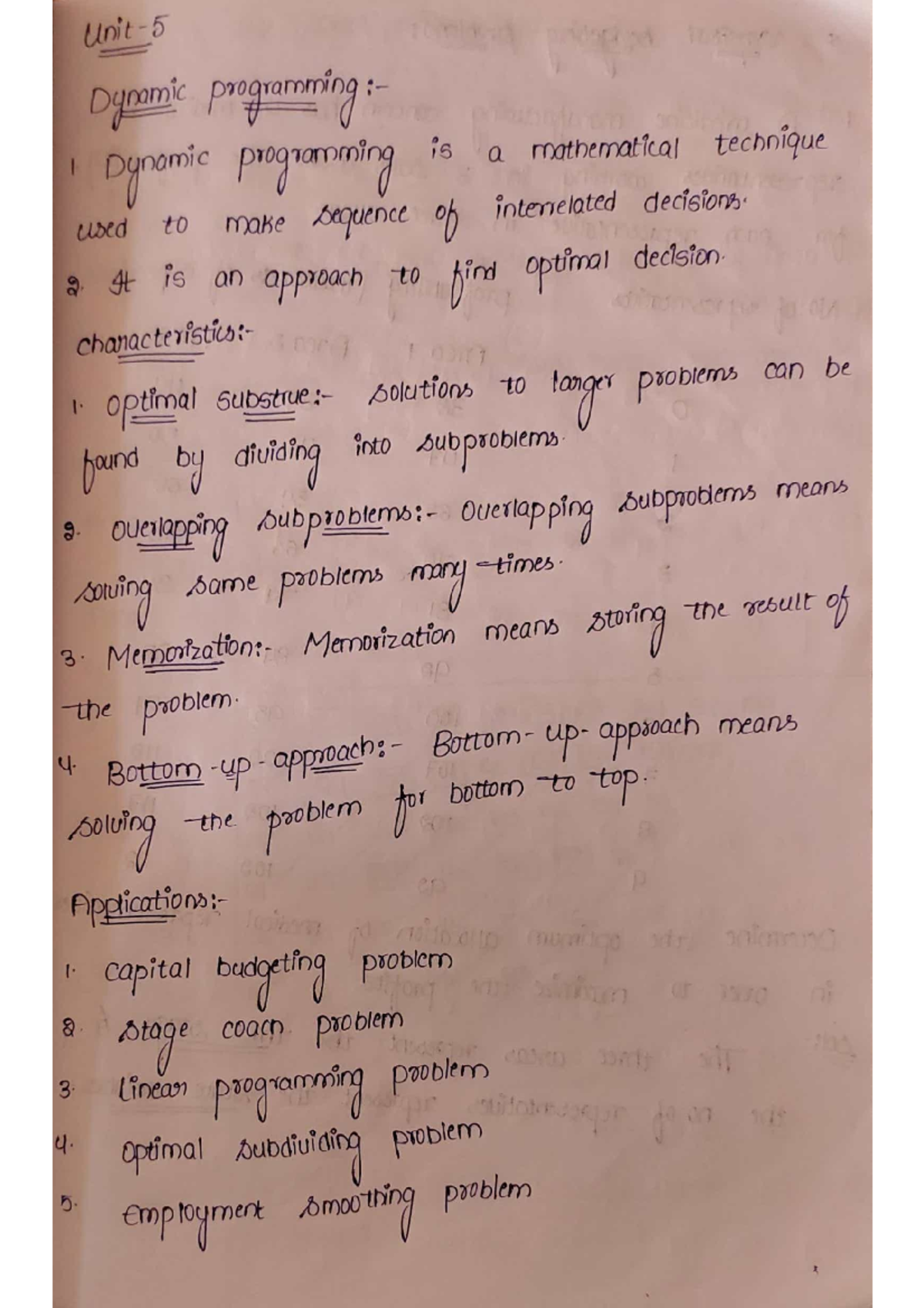 OT UNIT-5 - NOTES on Optimization Problems and Solutions - Studocu