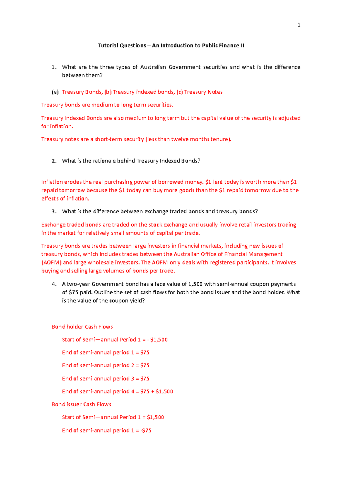 Topic 2 Tutorial Questions - An Introduction to Public Finance ...