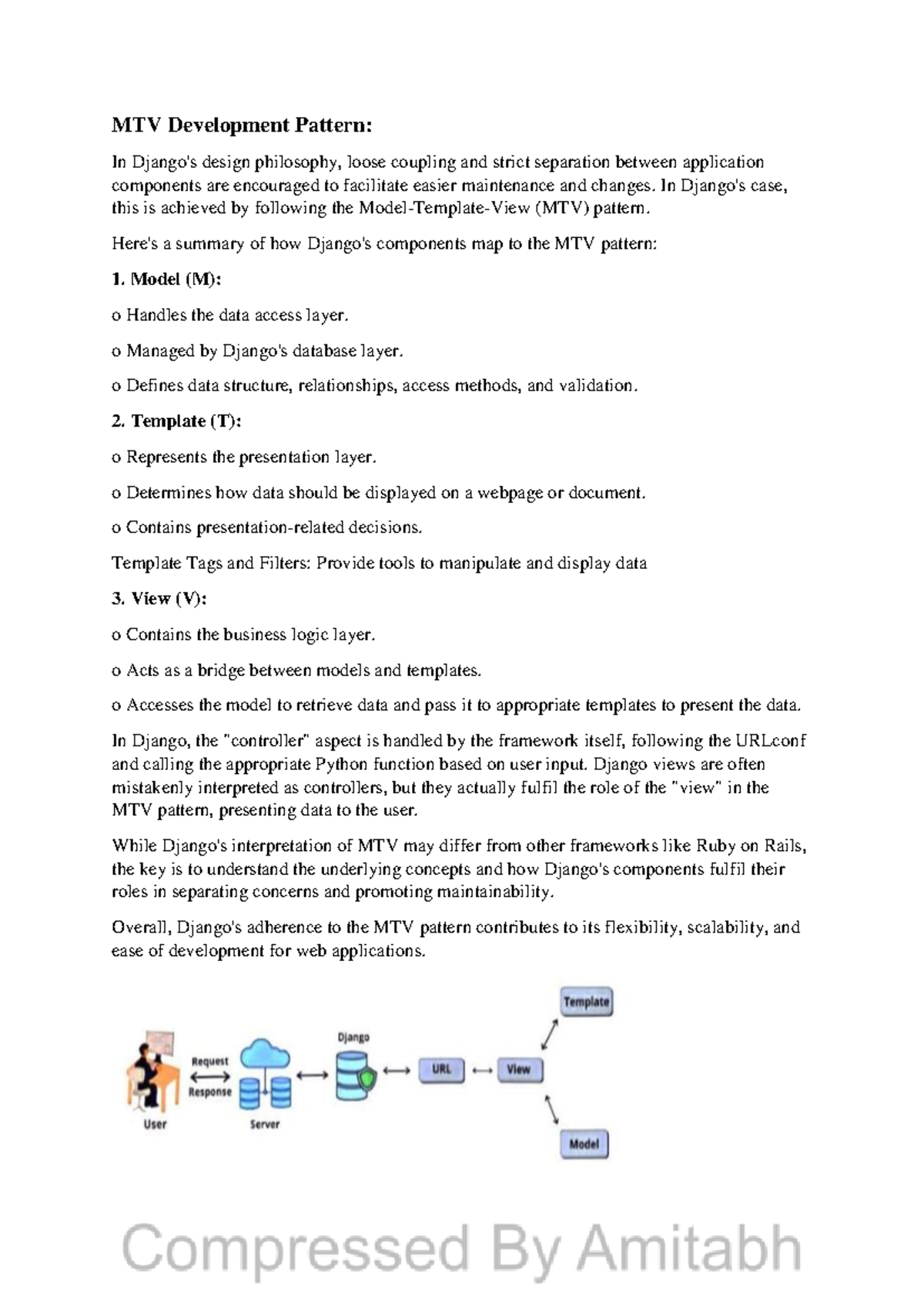 MTV Development Pattern: Understanding Django's Architecture and ...