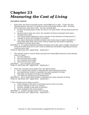 Chap24 - This is a test bank to practice for the exam. - Chapter 24 ...