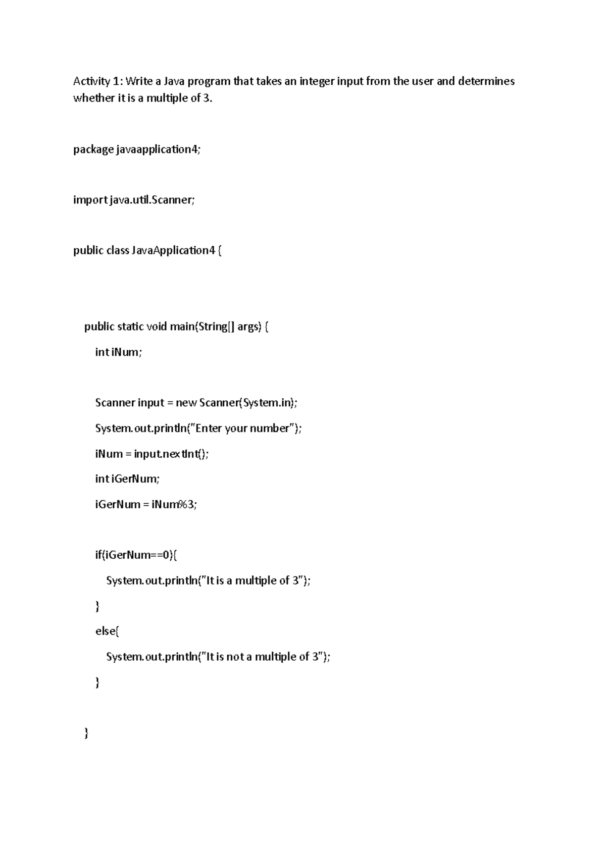 PPA Homework - Answers - Activity 1: Write a Java program that takes an ...