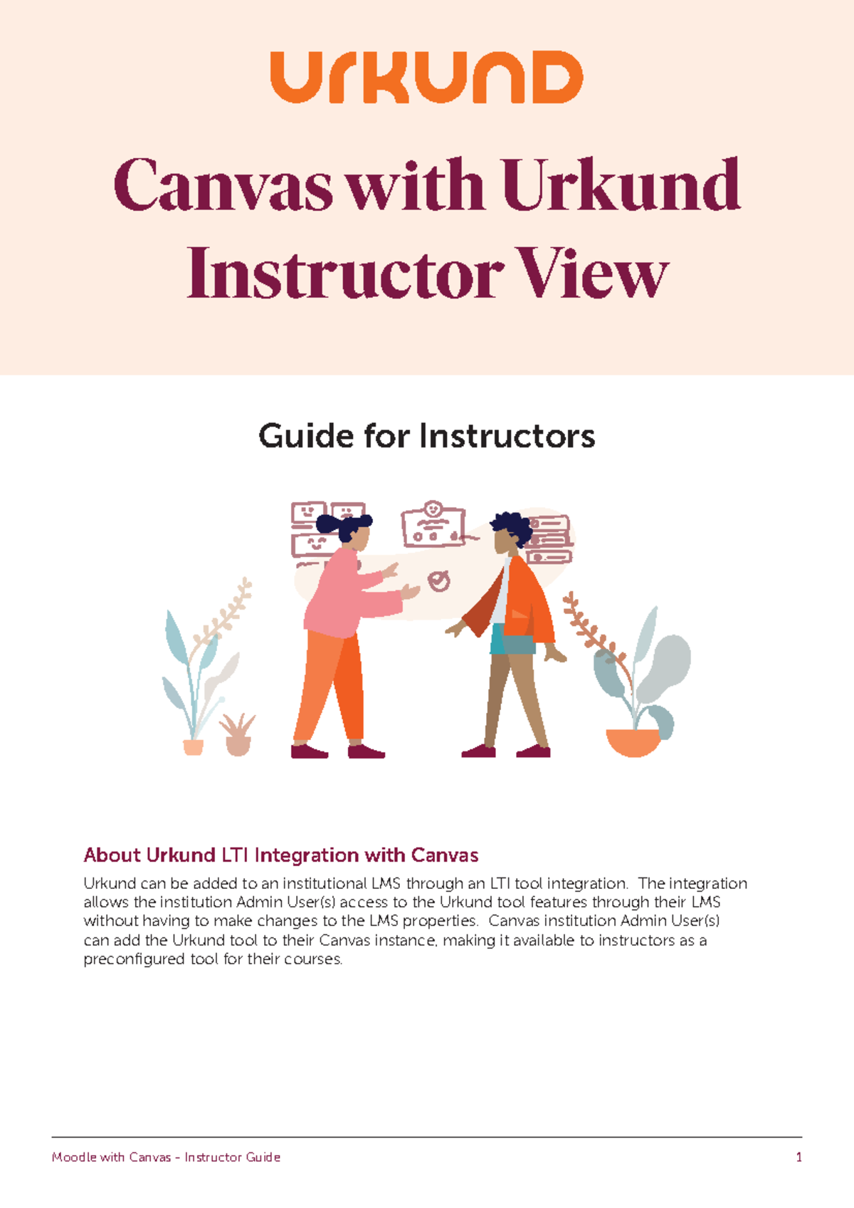 Canvas instructor guide - Canvas with Urkund Instructor View Guide for ...