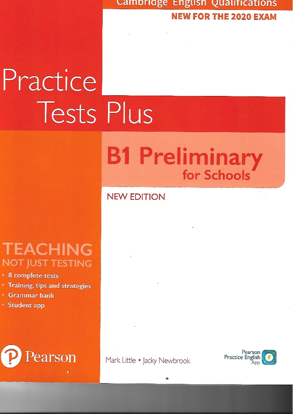 Practice Tests Plus: B1 Preliminary Exam Preparation Guide - Studocu