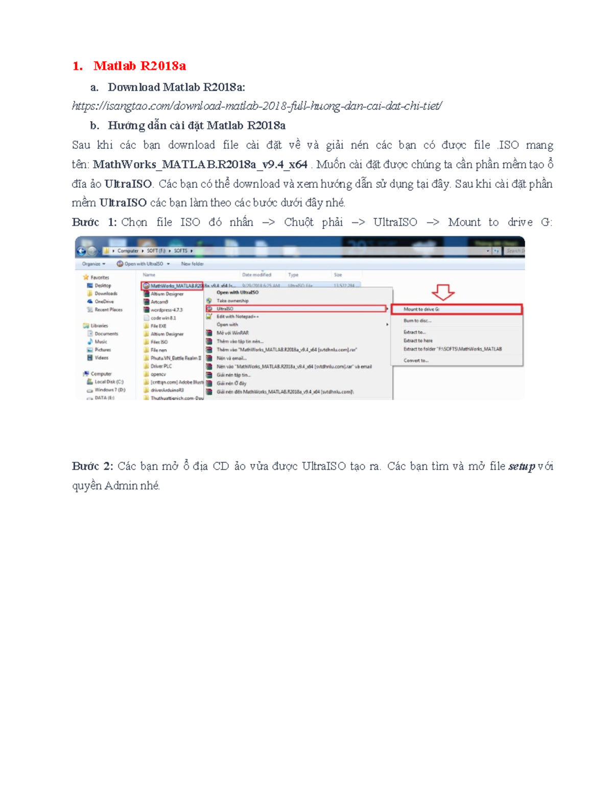 Hướng dẫn cài đặt Matlab R2018a: Chi tiết và hướng dẫn từng bước - Studocu