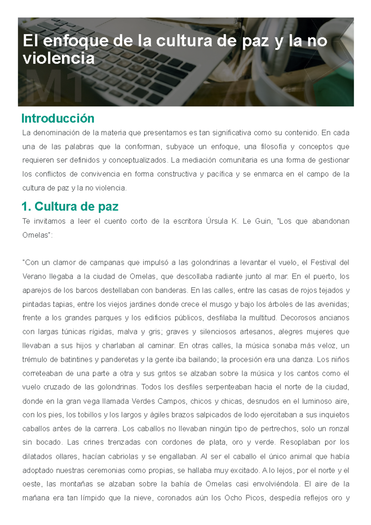 Cultura de Paz y No Violencia: Reflexiones y Mediación Comunitaria ...