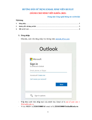 Email Sinh Viên HUFLIT