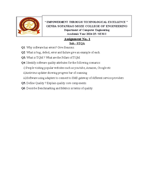Se solved pyq - Software engineering PYQs - Explain object oriented ...