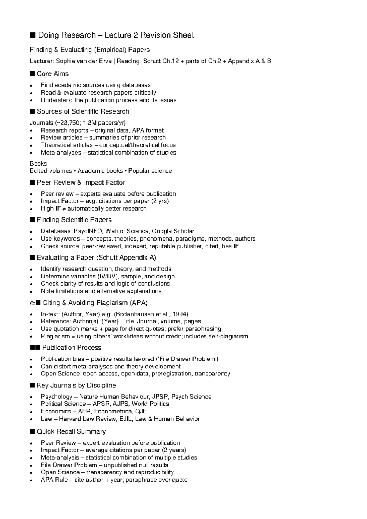 Doing Research L2 Revision: Finding & Evaluating Empirical Papers ...