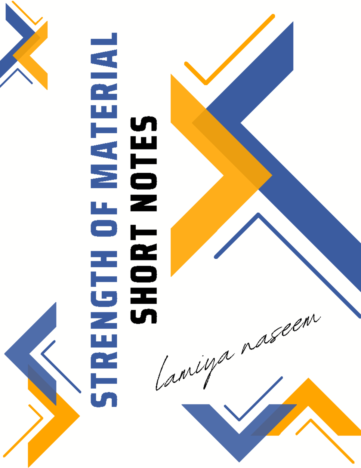 SHORT NOTES ON STRENGTH OF MATERIAL (SOM) - Studocu