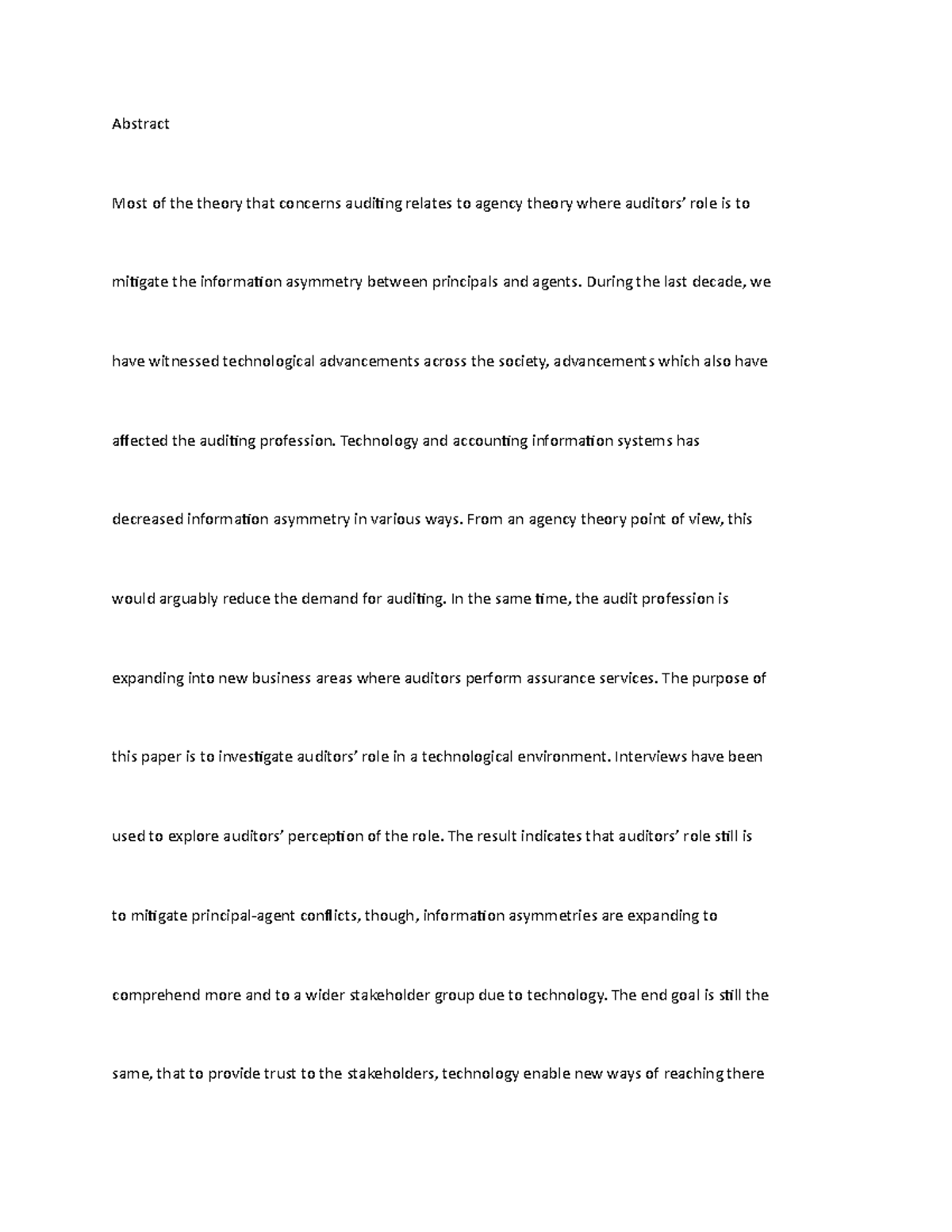 Abstract-WPS Office - Lecture notes - Abstract Most of the theory that ...
