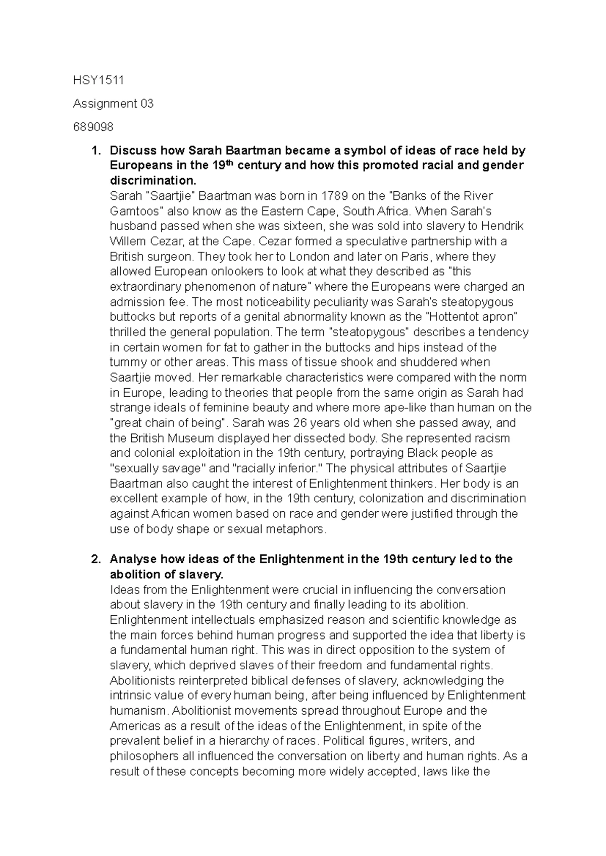 HSY1511 Assignment 4 Portfolio Guidelines - May 2025 - Studocu