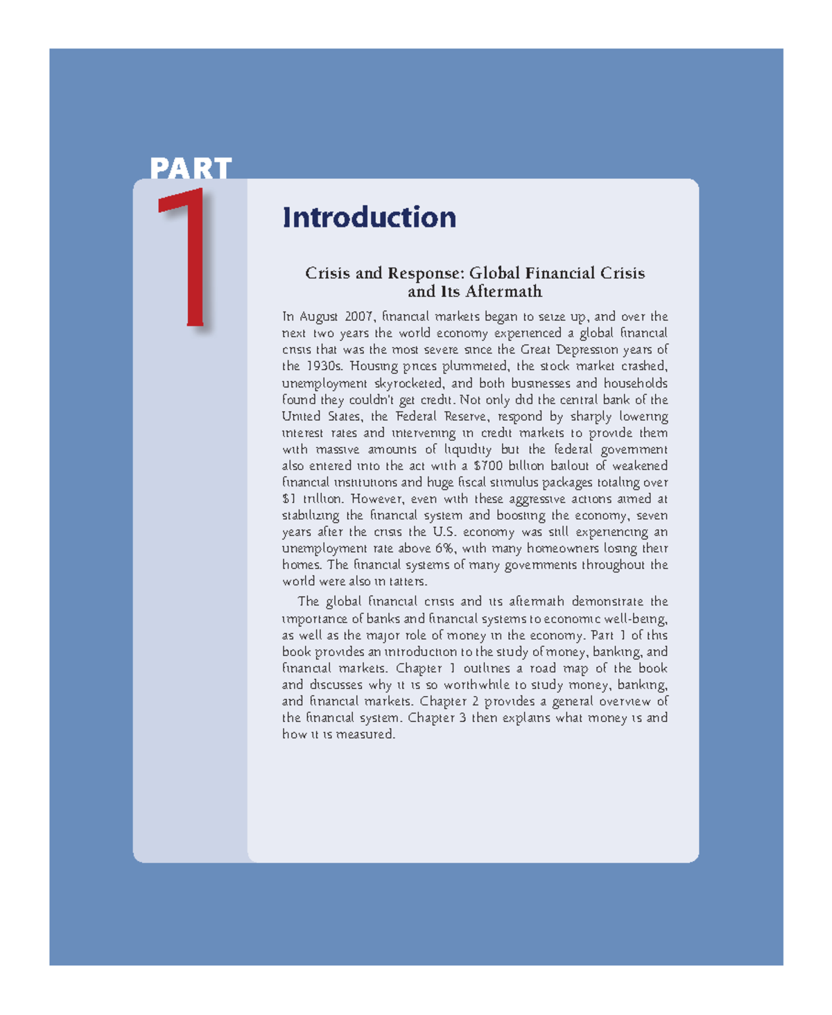 Chapter 1: Introduction to Money, Banking, and Financial Markets - Studocu