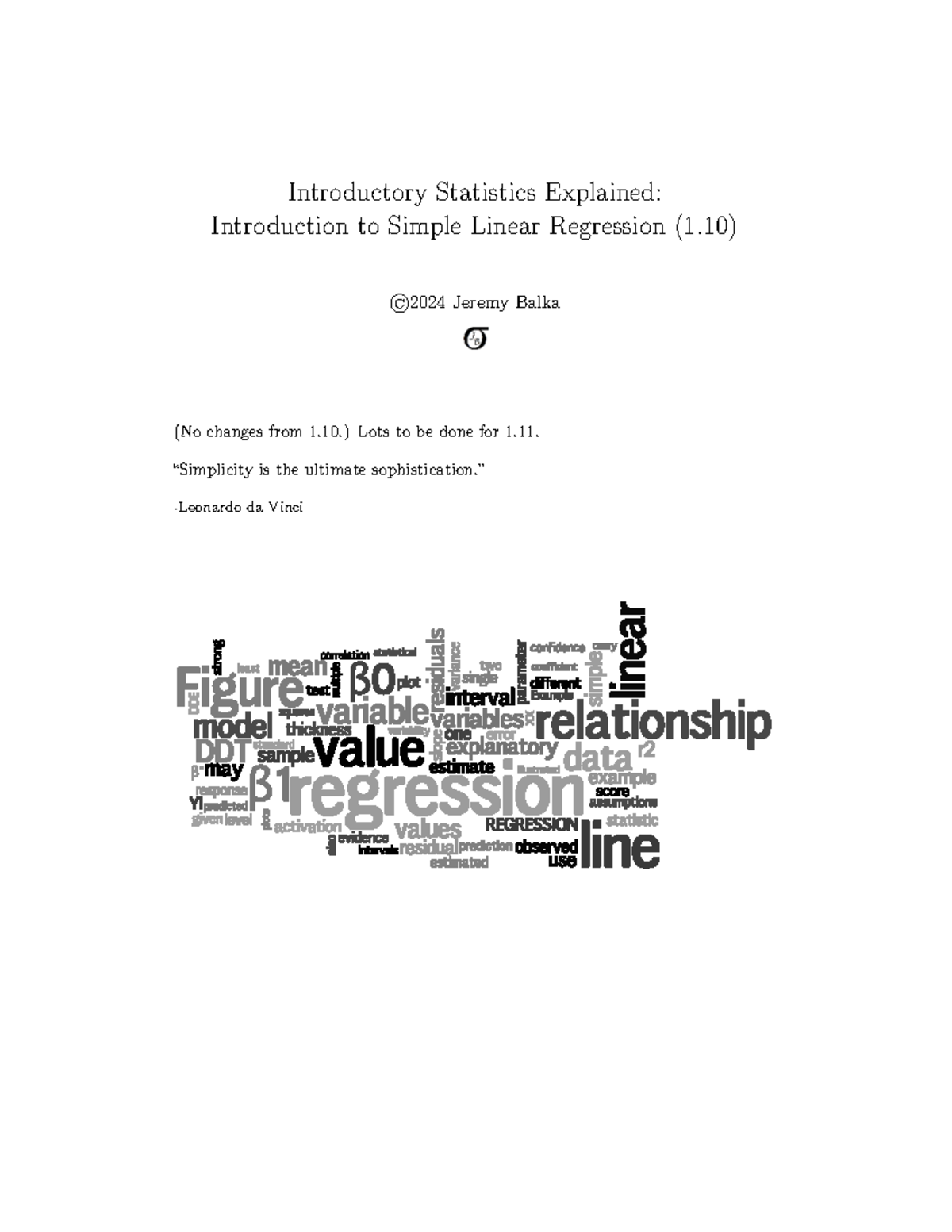 Introductory Statistics: Simple Linear Regression Overview - Studocu