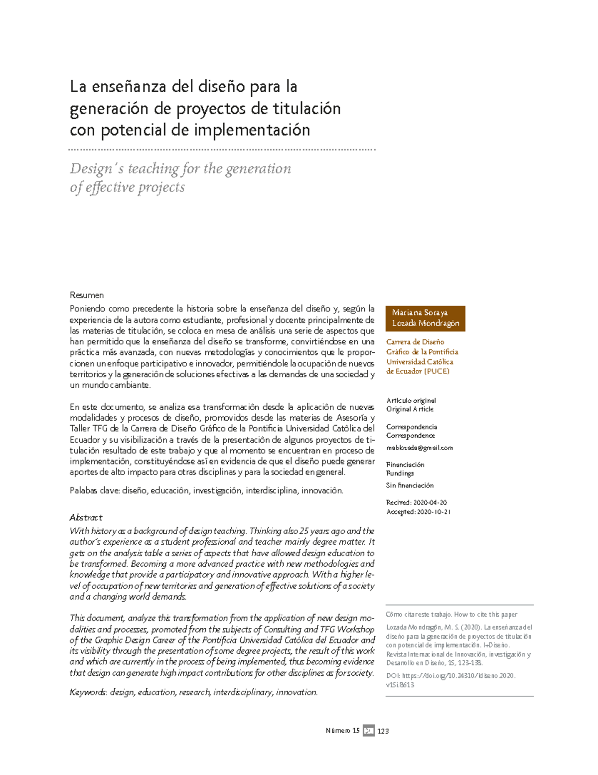 Dialnet-La Ensenanza Del Diseno Para La Generacion De Proyectos De T ...