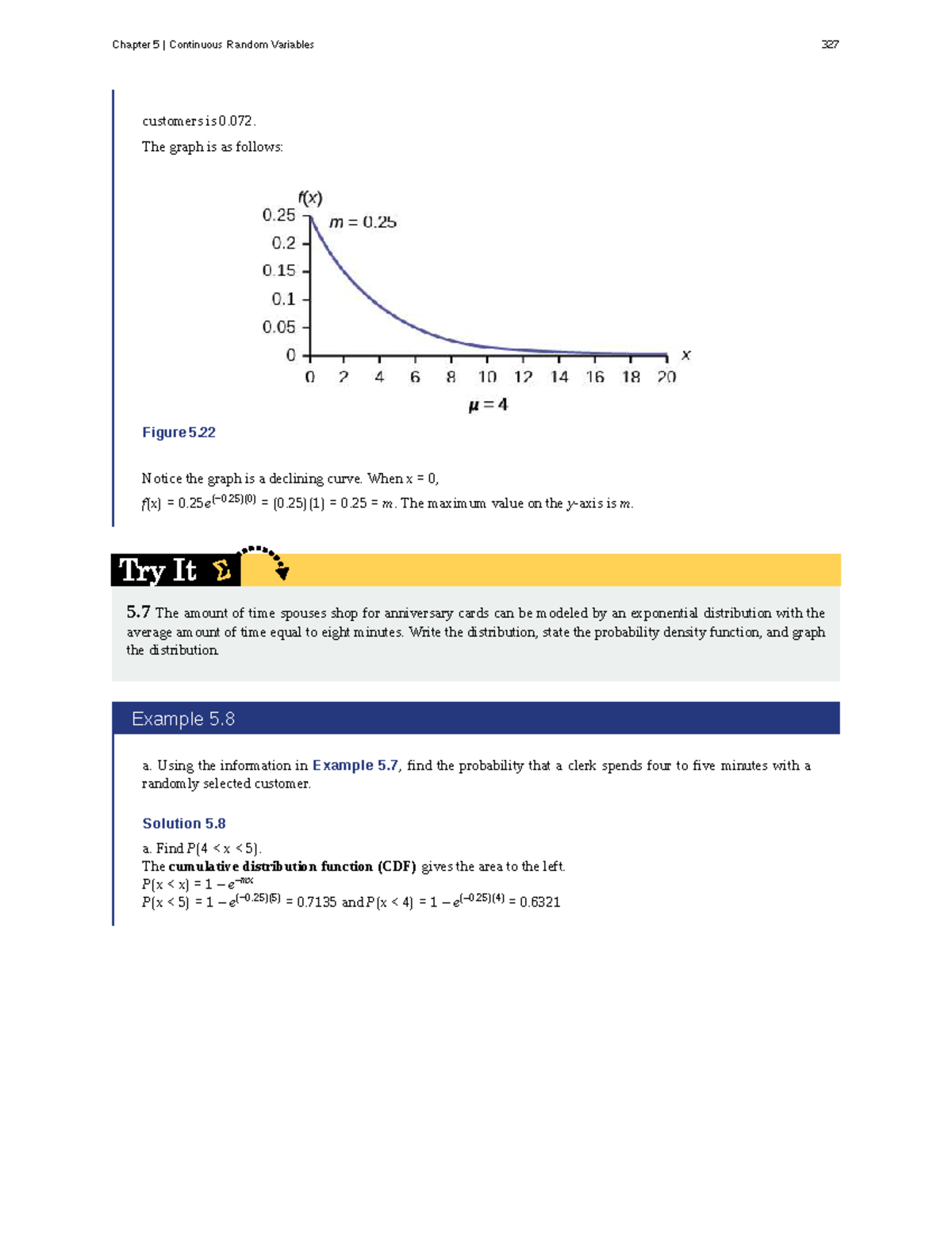 Chapter 5: Continuous Random Variables - Introductory Statistics (Part ...