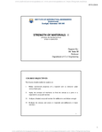 Strength Of Materials - I - JNTU - Studocu