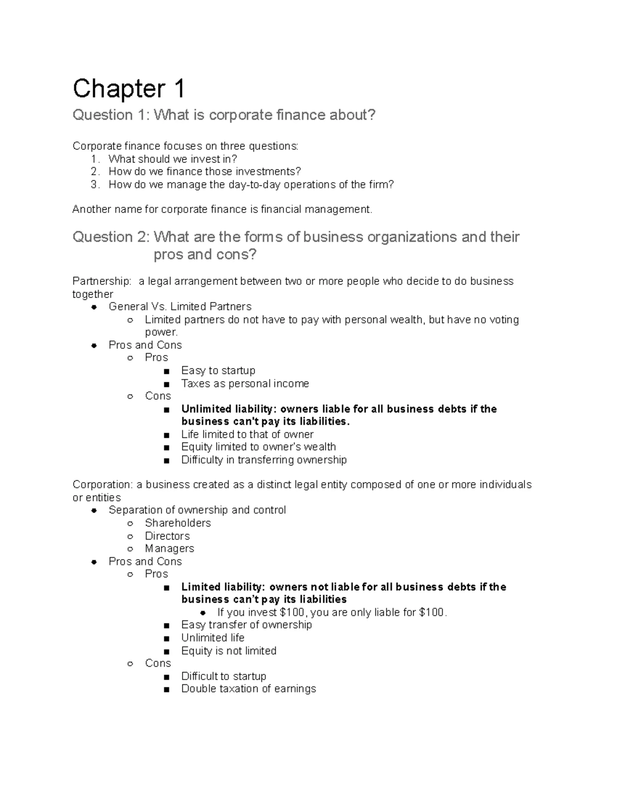FIN 3331 Final Exam Study Guide: Capital Budgeting Concepts - Studocu