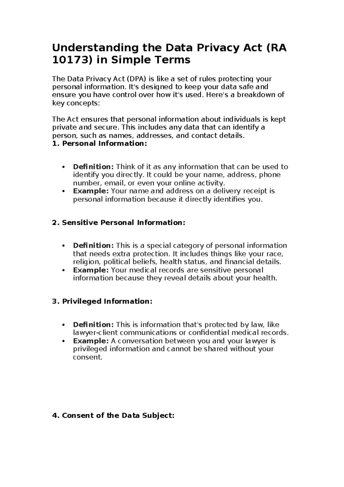 Law 3 report 100226 - Lecture Notes - Understanding the Data Privacy ...