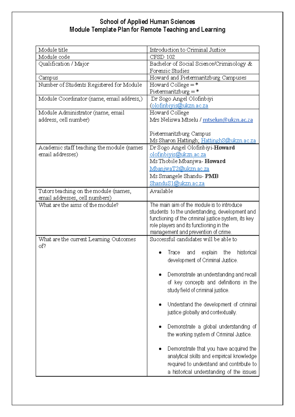 Revised CFSD102 Module Template for Remote Learning in Criminal Justice ...