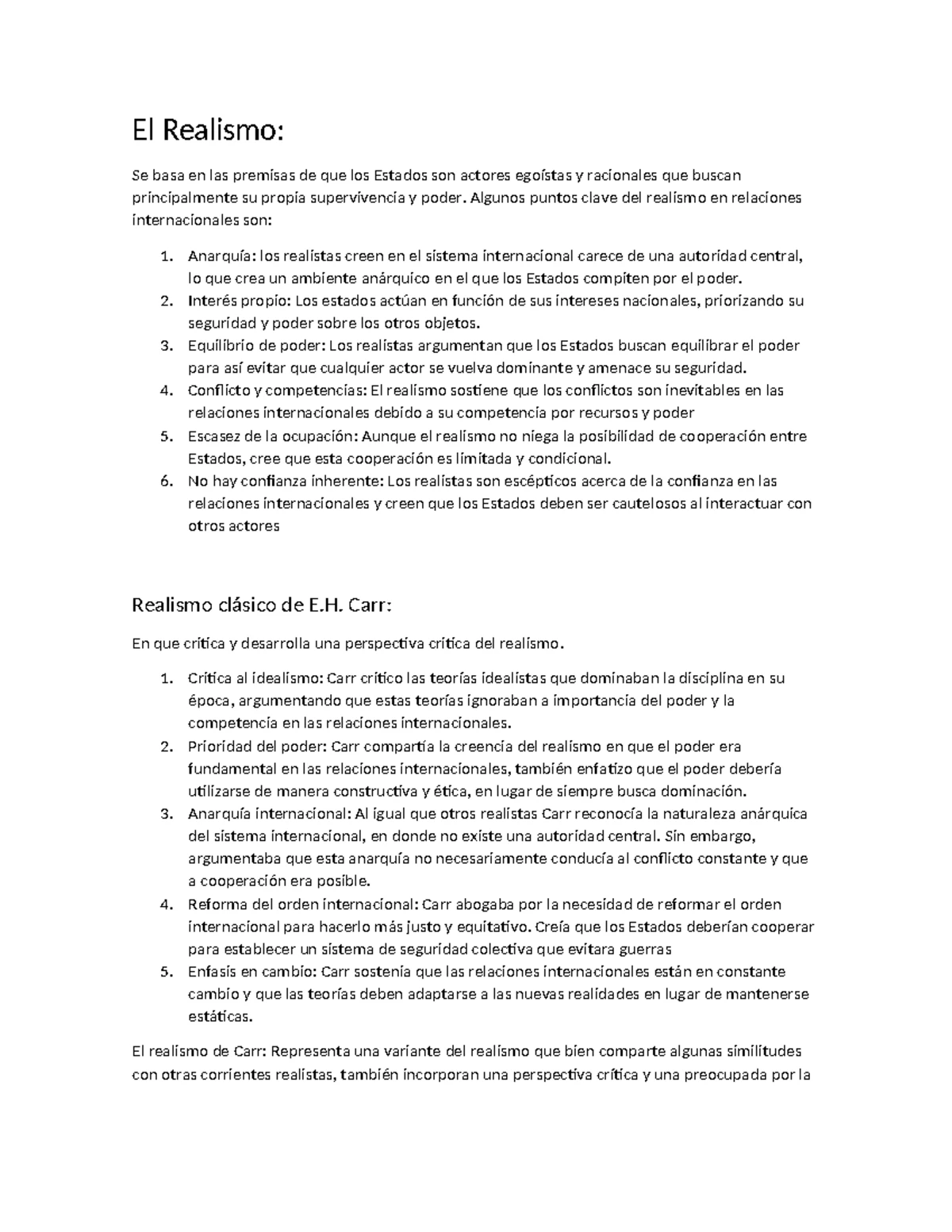 RRII 2. Historia del Desarrollo de las Relaciones Internacionales - Studocu