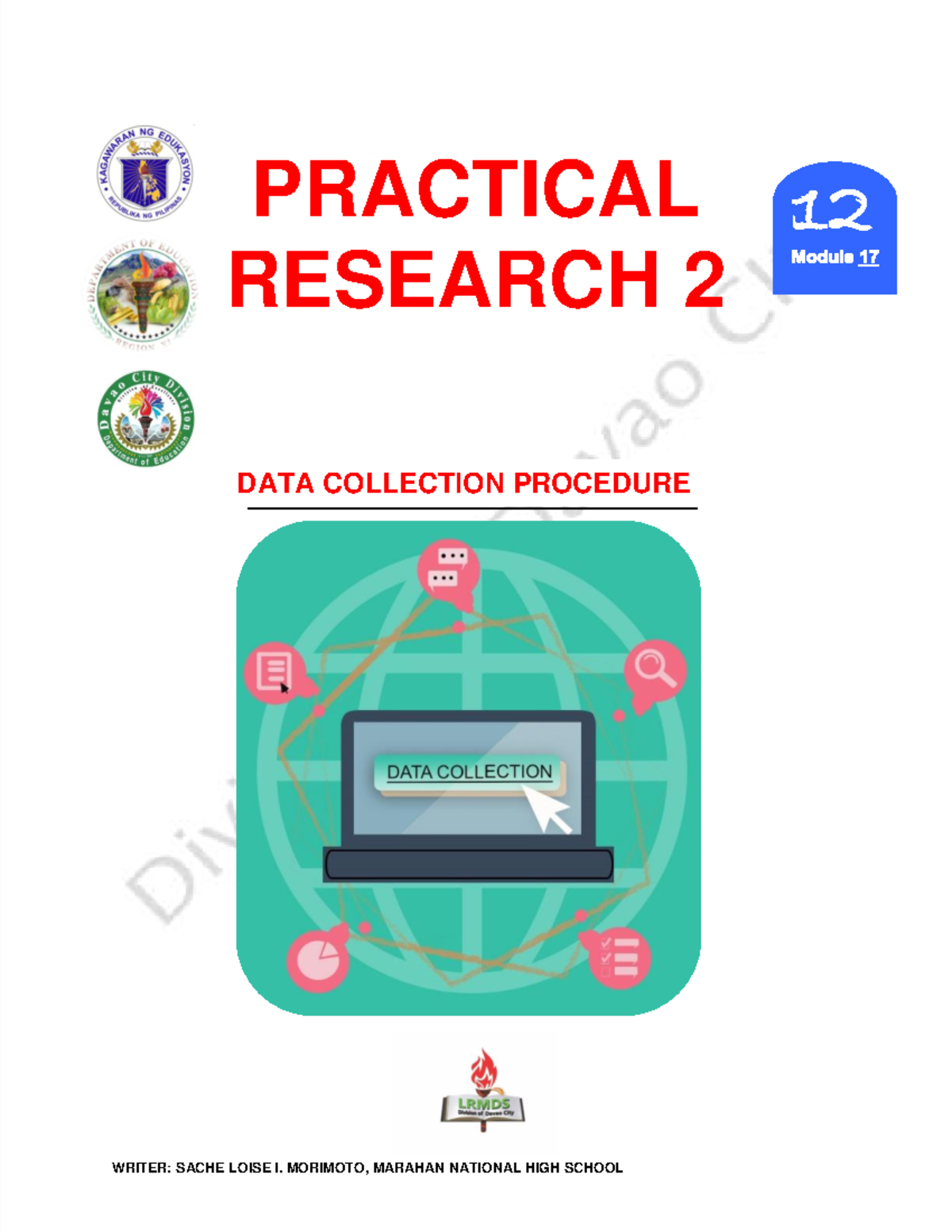 Q2-PRAC RES 2: Data Collection Procedure Module - Studocu