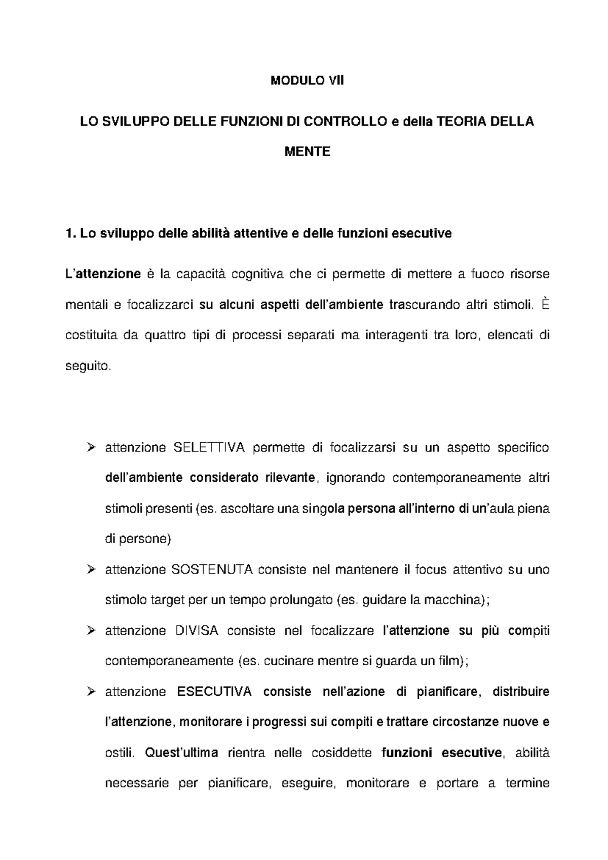 Mappa Concettuale Modulo 1: Strutturalismo, Funzionalismo e ...