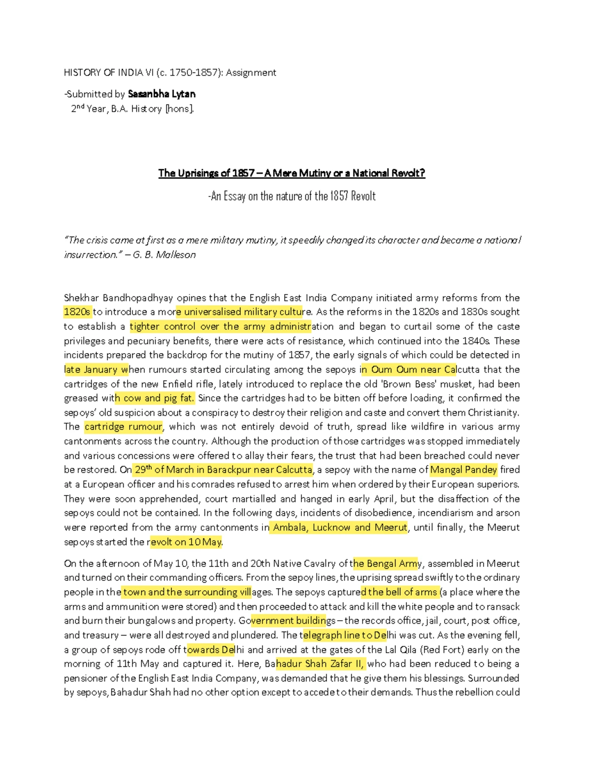 Women and Work: A Study of Gender and Labor in Colonial India - C302 ...