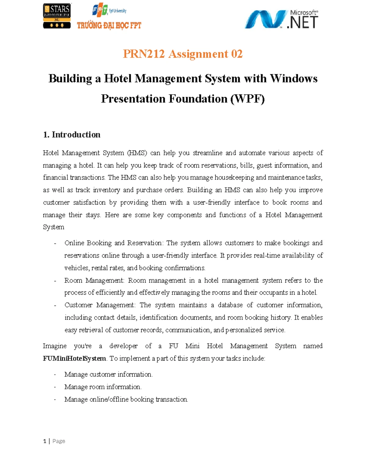 ASM2 Unit 20 Advanced Programming Assignment by Nguyen Dinh Bin - Studocu