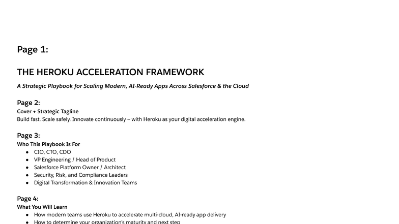Heroku Toolkit - Practice for Scaling Apps in Salesforce Cloud - Studocu