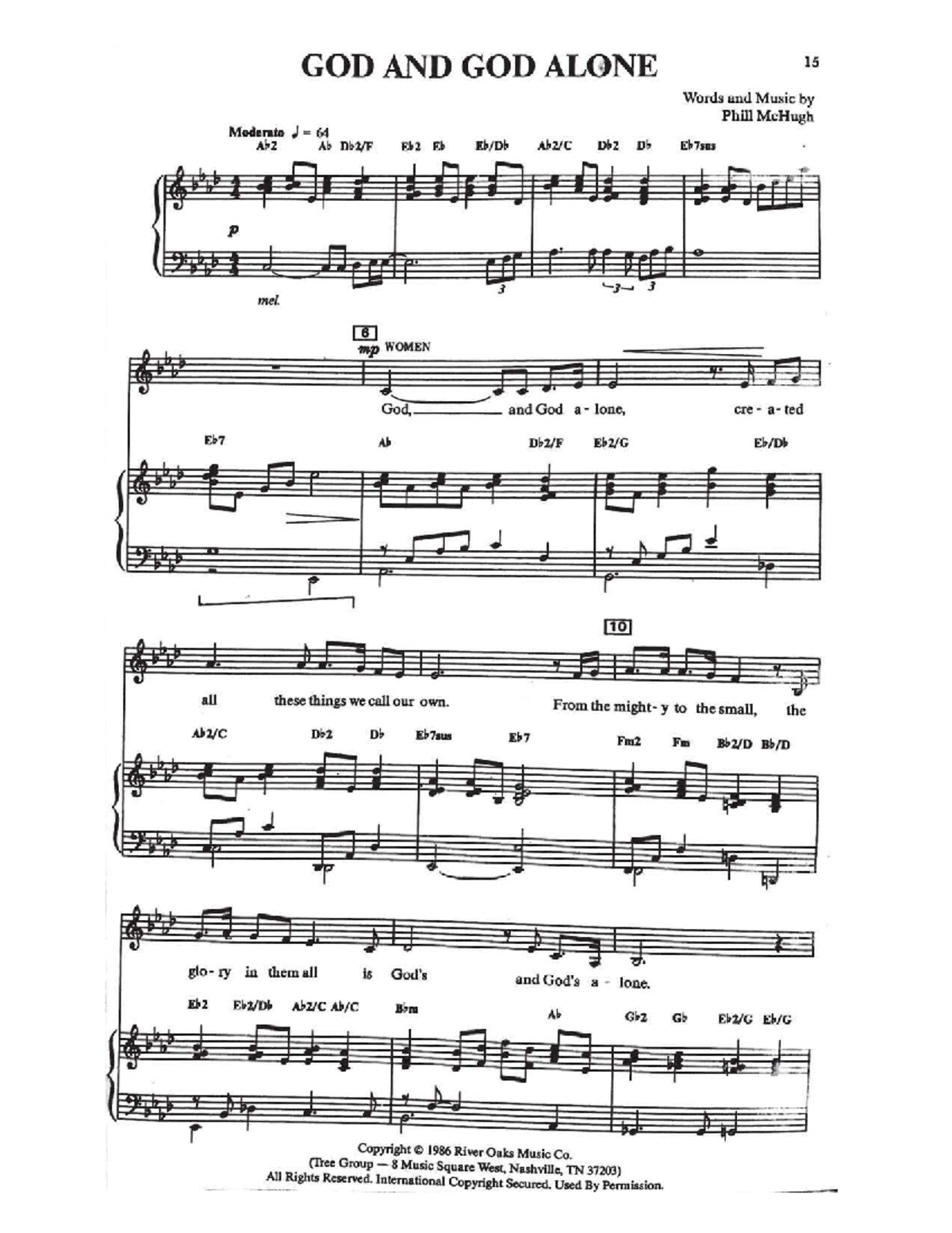 GOD AND GOD ALONE: Music and Lyrics Analysis (Course Code) - Studocu