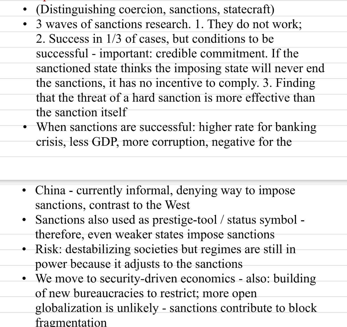 Ultrakompakt IR: Analyzing 3 Waves of Sanctions Research - Studocu