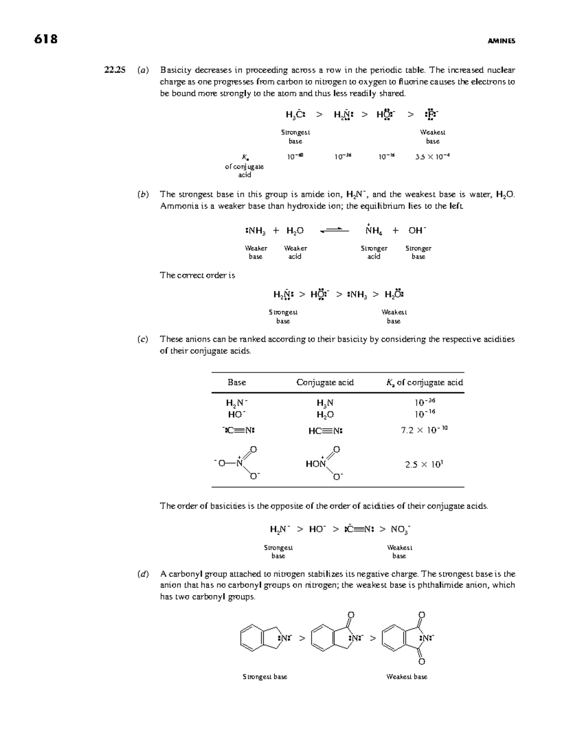 Organic Chemistry 4th Ed: Basicity Trends in Amines (618 AMINES) - Studocu