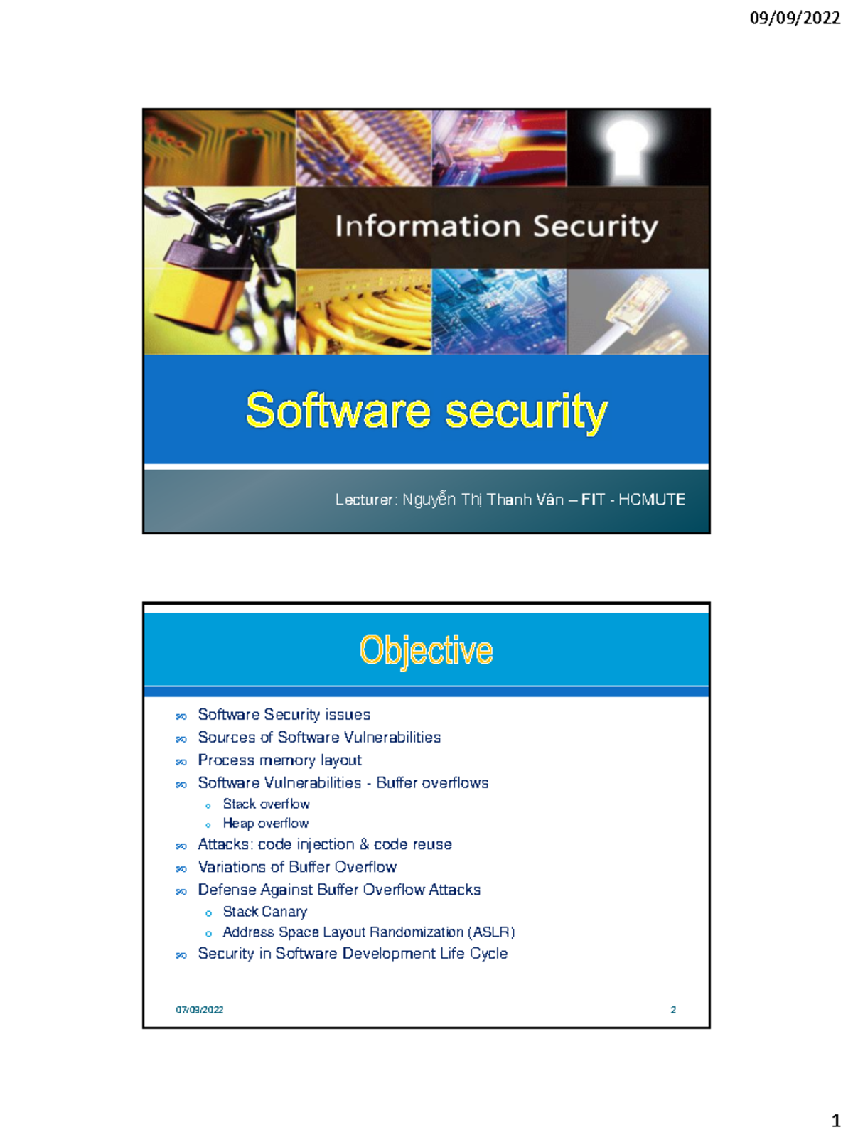 Chapter 3 - Software security: Understanding vulnerabilities and ...