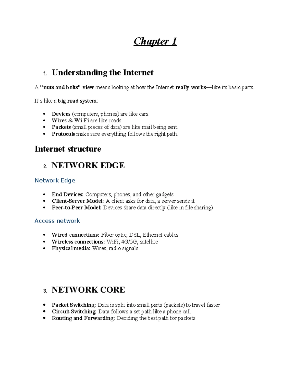 TCP Concepts and Performance Analysis - CS 101 Final Exam Notes - Studocu