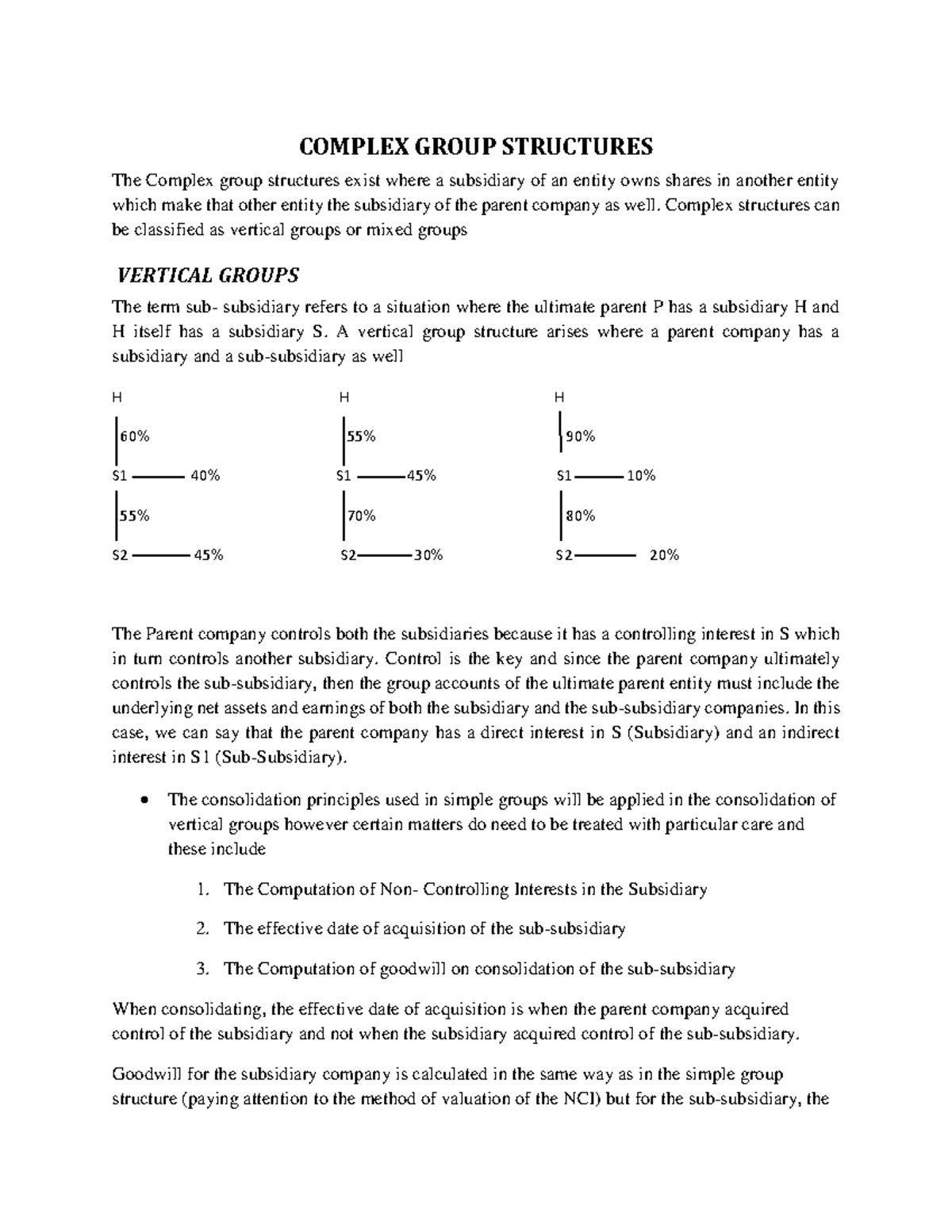 Complex Group Structures: Vertical and Mixed Group Insights - Studocu