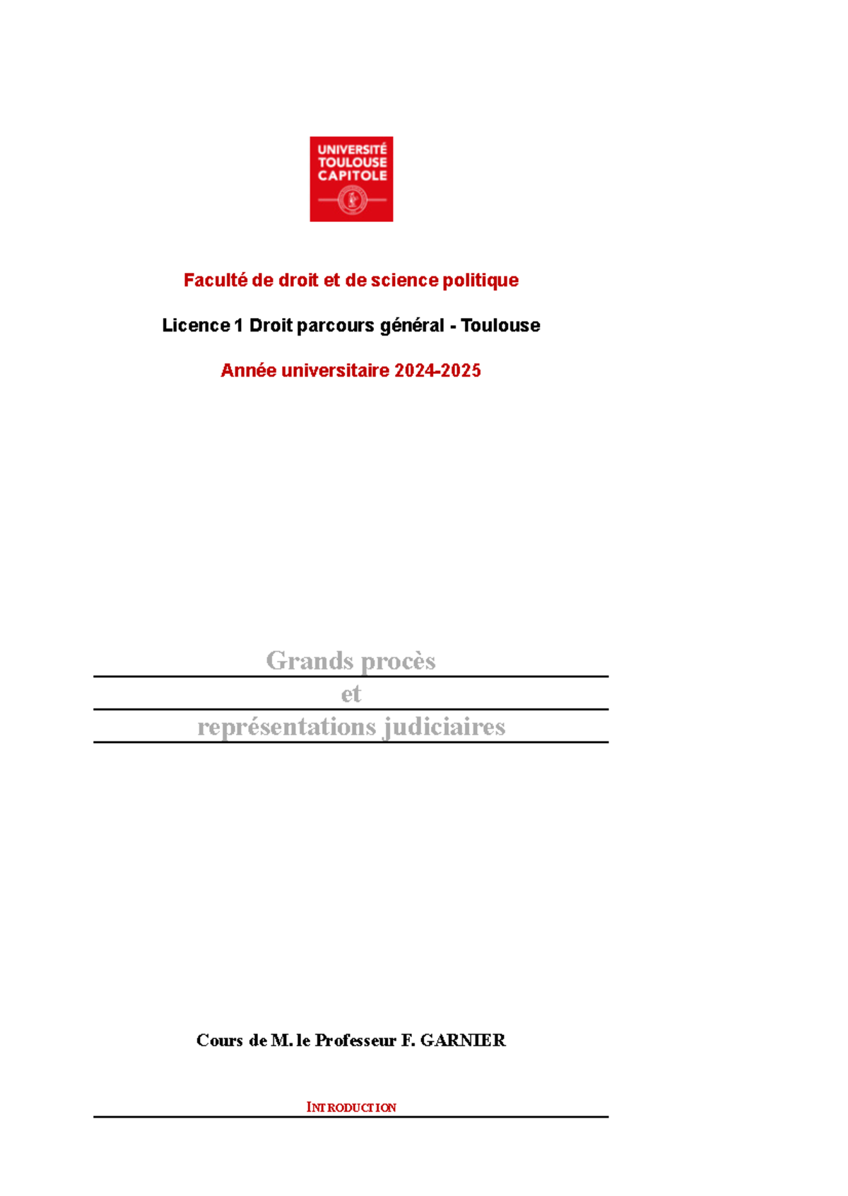 Plan Grands proc Ã¨s et repr Ã©sentations judiciaires (2024-2025 ...