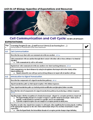 Unit 8 - Notes for bend 8 - Unit 08 AP Biology HyperDoc of Expectations ...