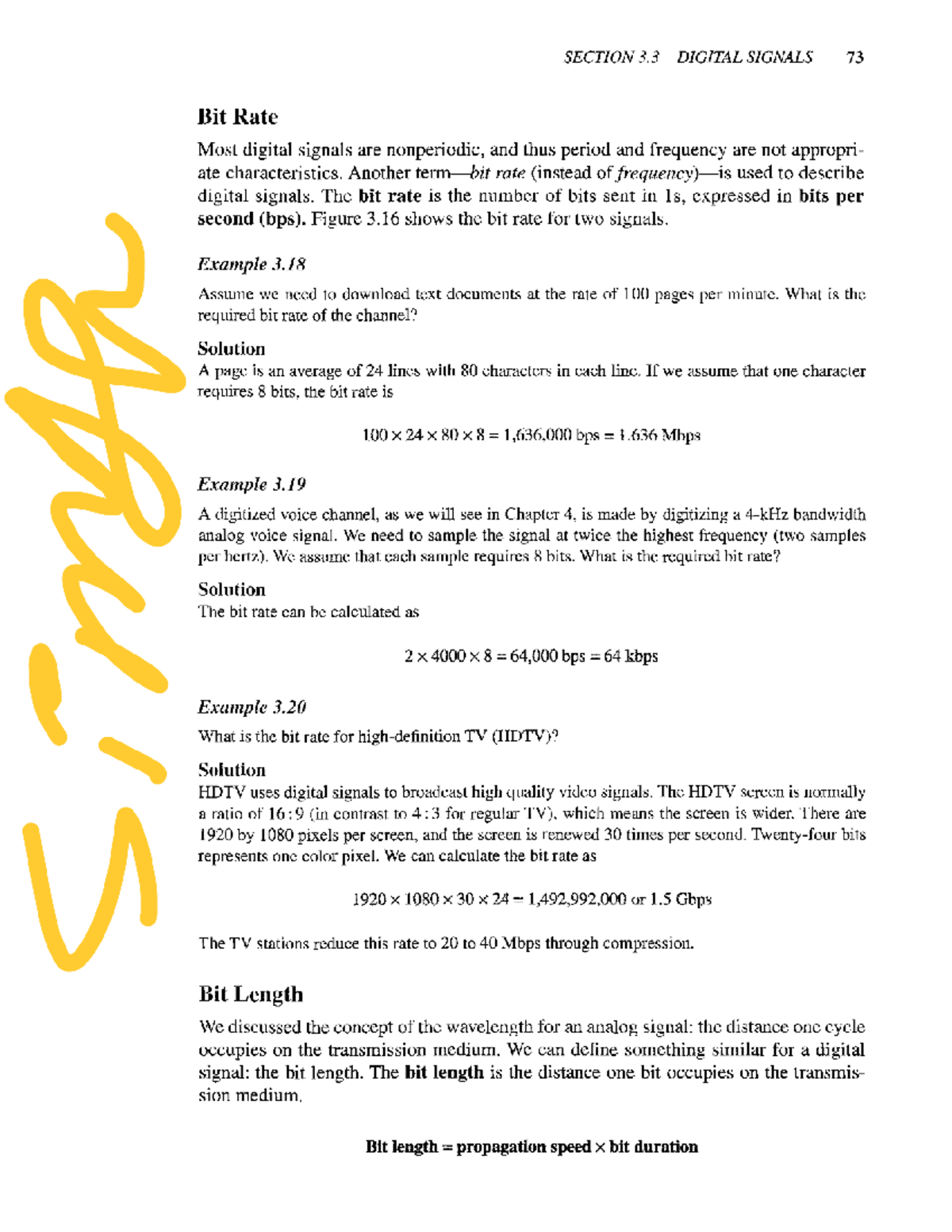 Data Transmission and Digital Signals: Section 3 Overview - Studocu
