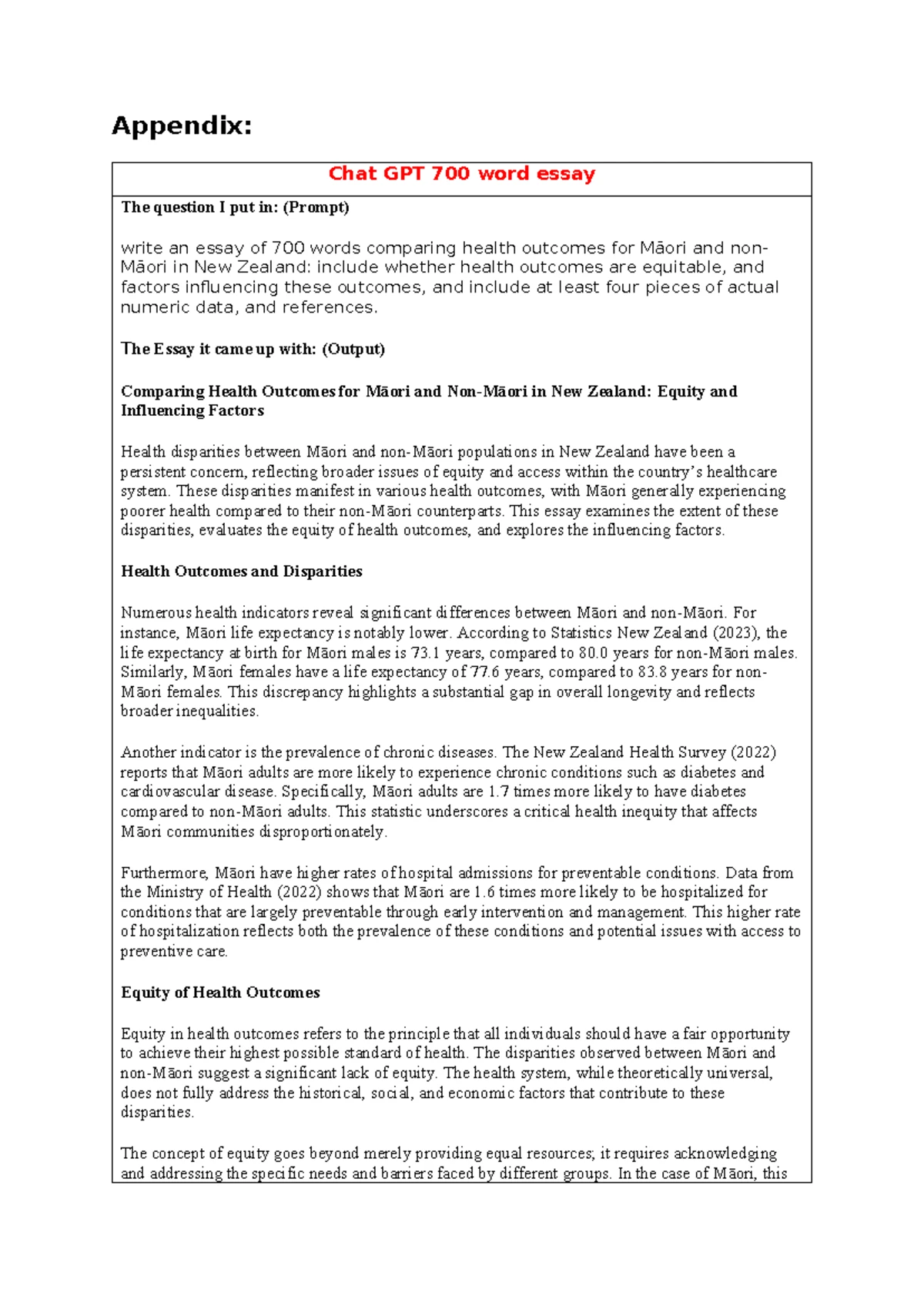 ARTS102: Research Diary on Māori Healthcare Access and Outcomes - Studocu