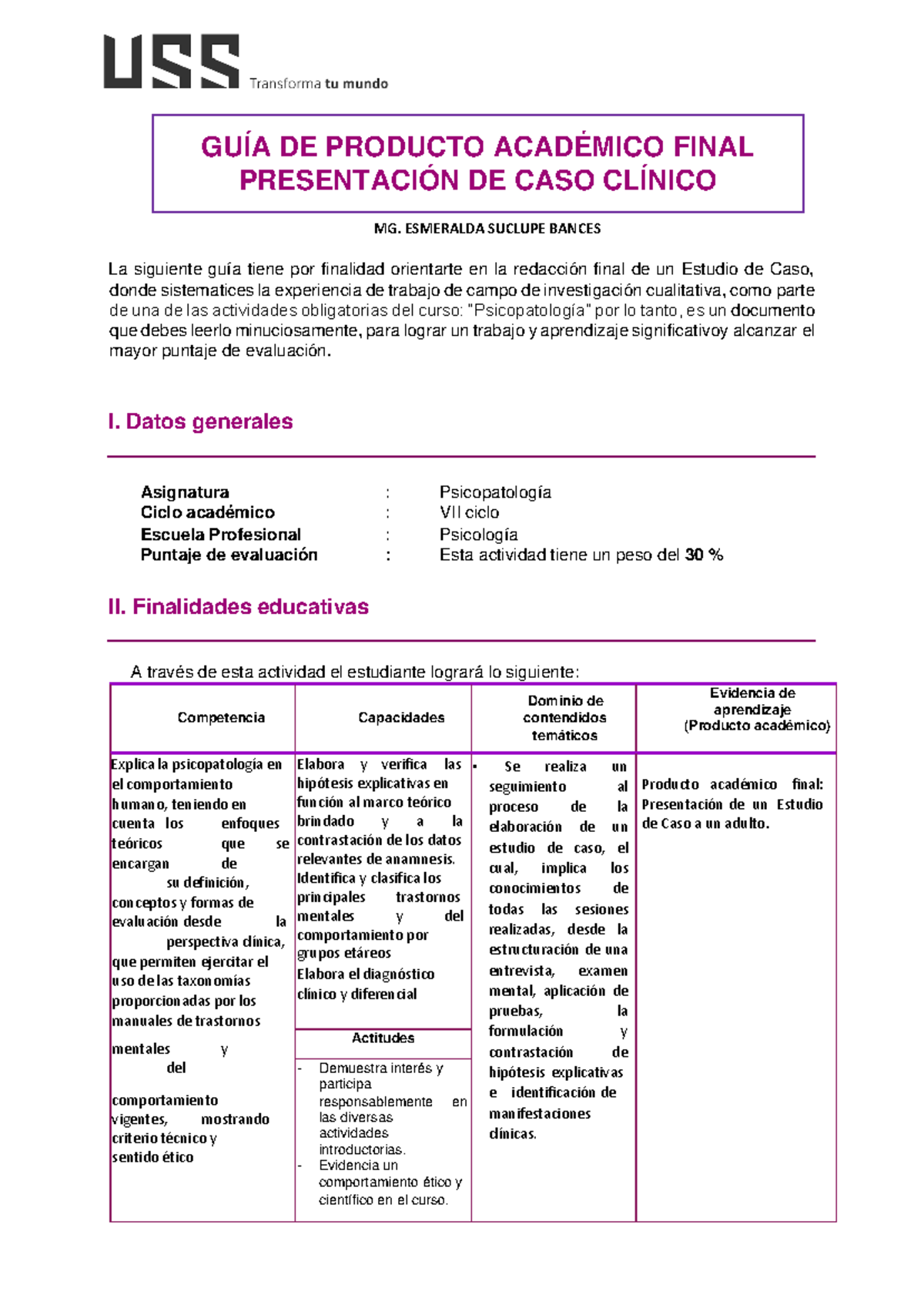 Gu%C3%ADa%20PAF%20Psicopatologia%20%202024%20-%202 - MG. ESMERALDA ...