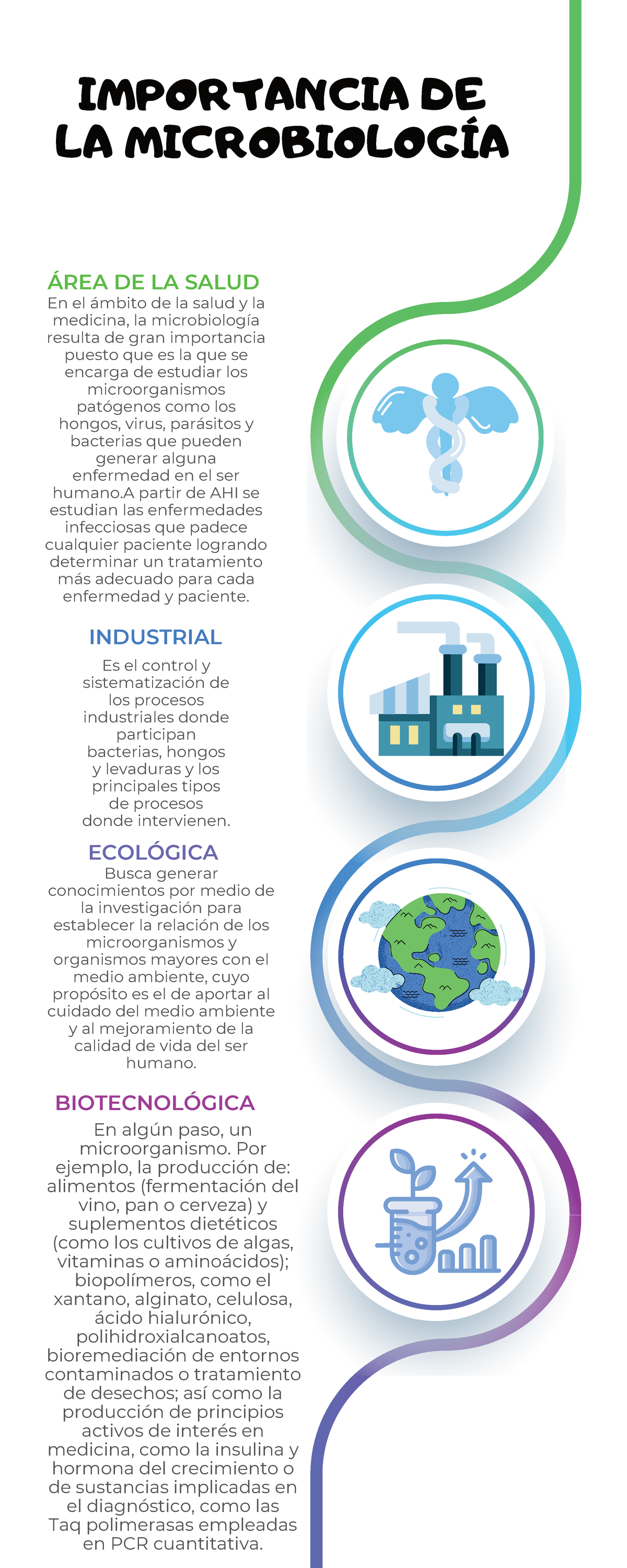 Infografia de microbiología 2 - IMPORTANCIA DE LA MICROBIOLOGÍA En el ...
