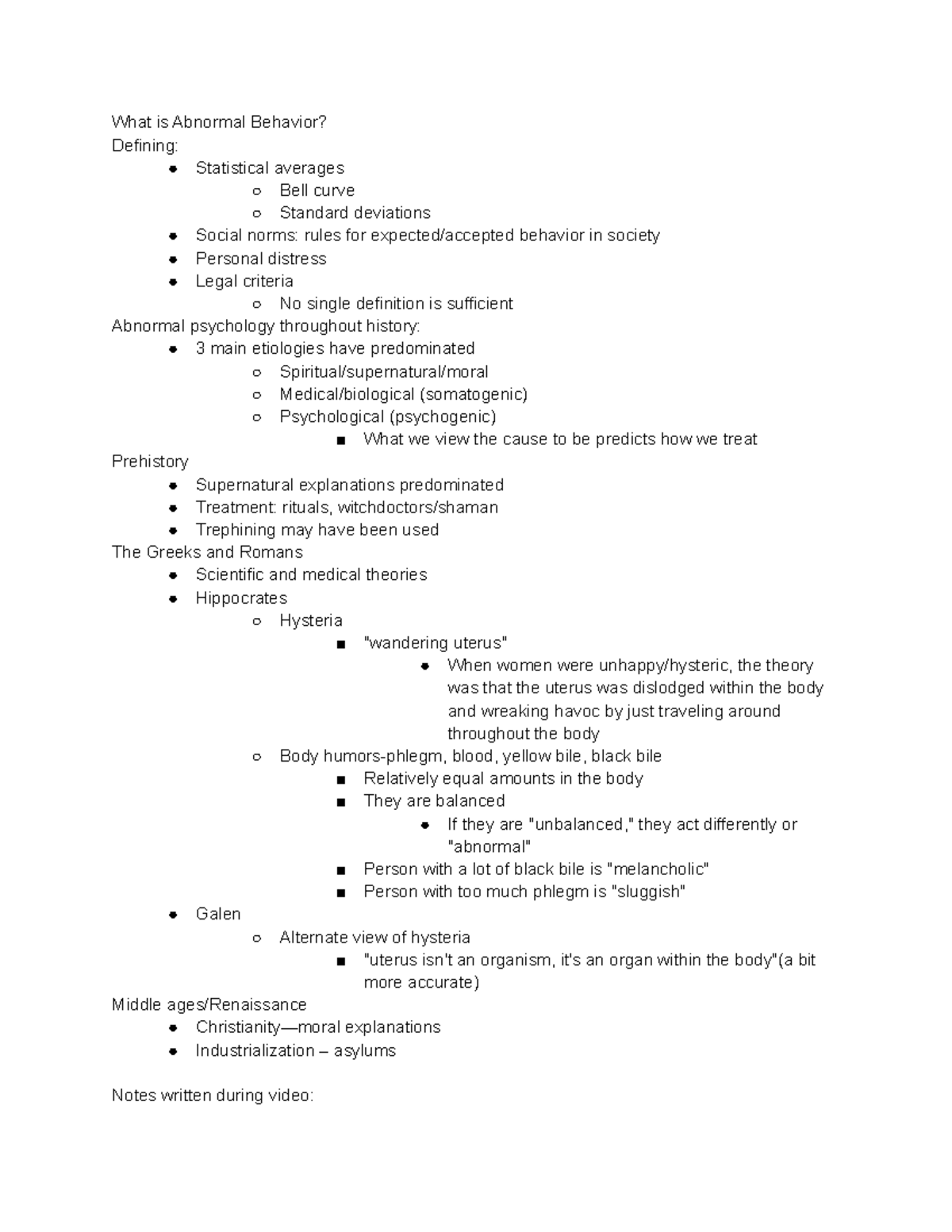 260 chap 1 - These are both lecture and textbook notes for Tomczak's ...