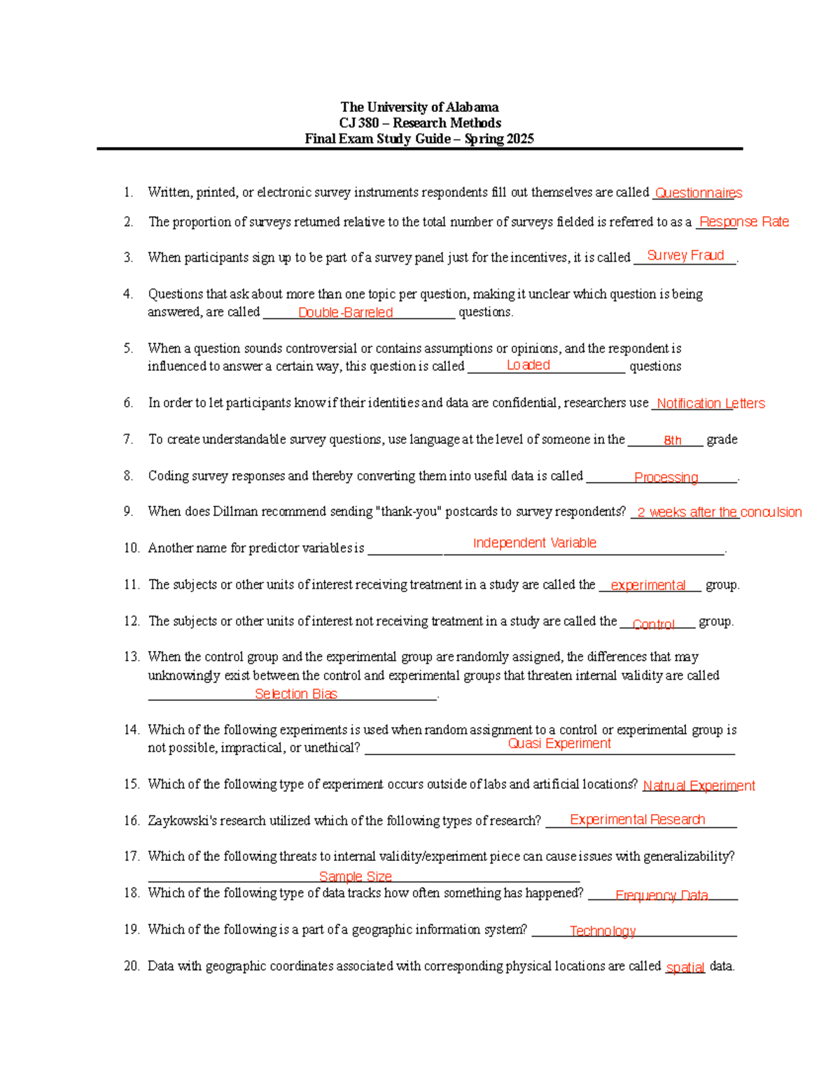 Document Summary and Review Notes for CS101 Final Exam Study - The ...