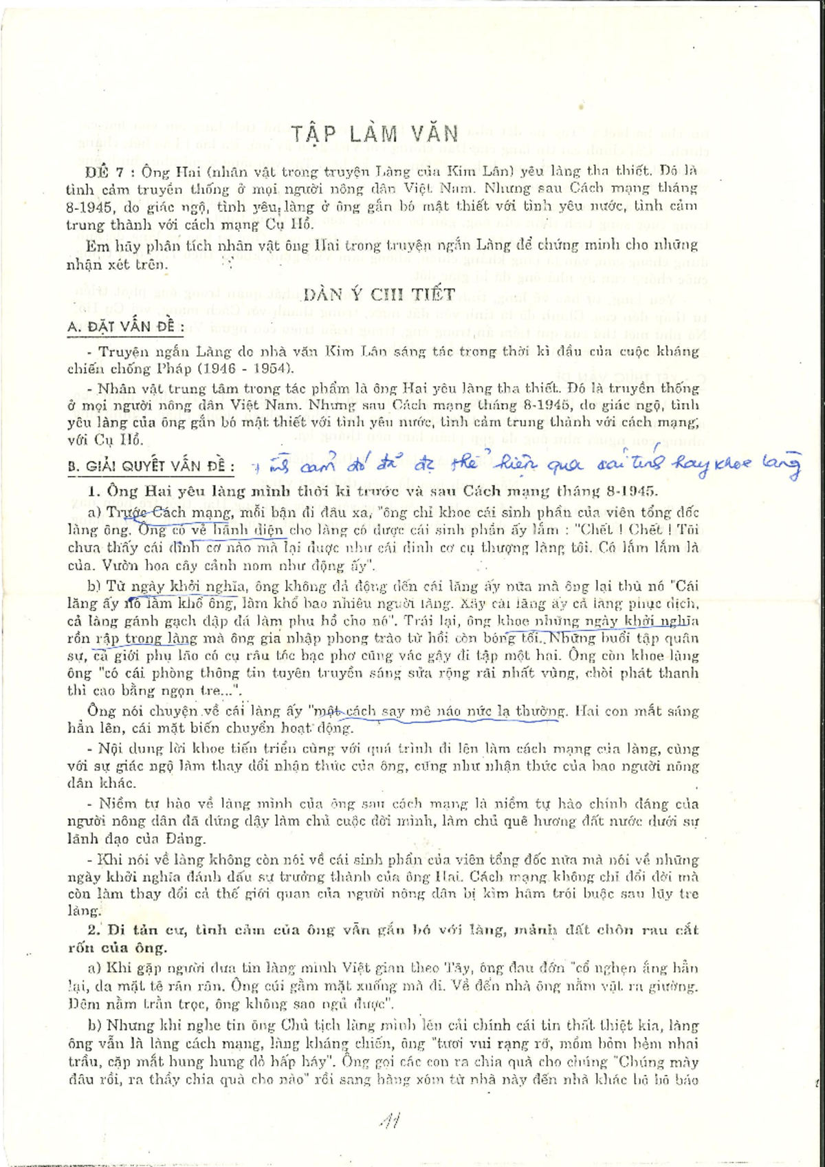 Phan tich ong Hai trong chuyn ngn Lang - TÂP LAM VAN DÉ 7 : Ong Hai ...