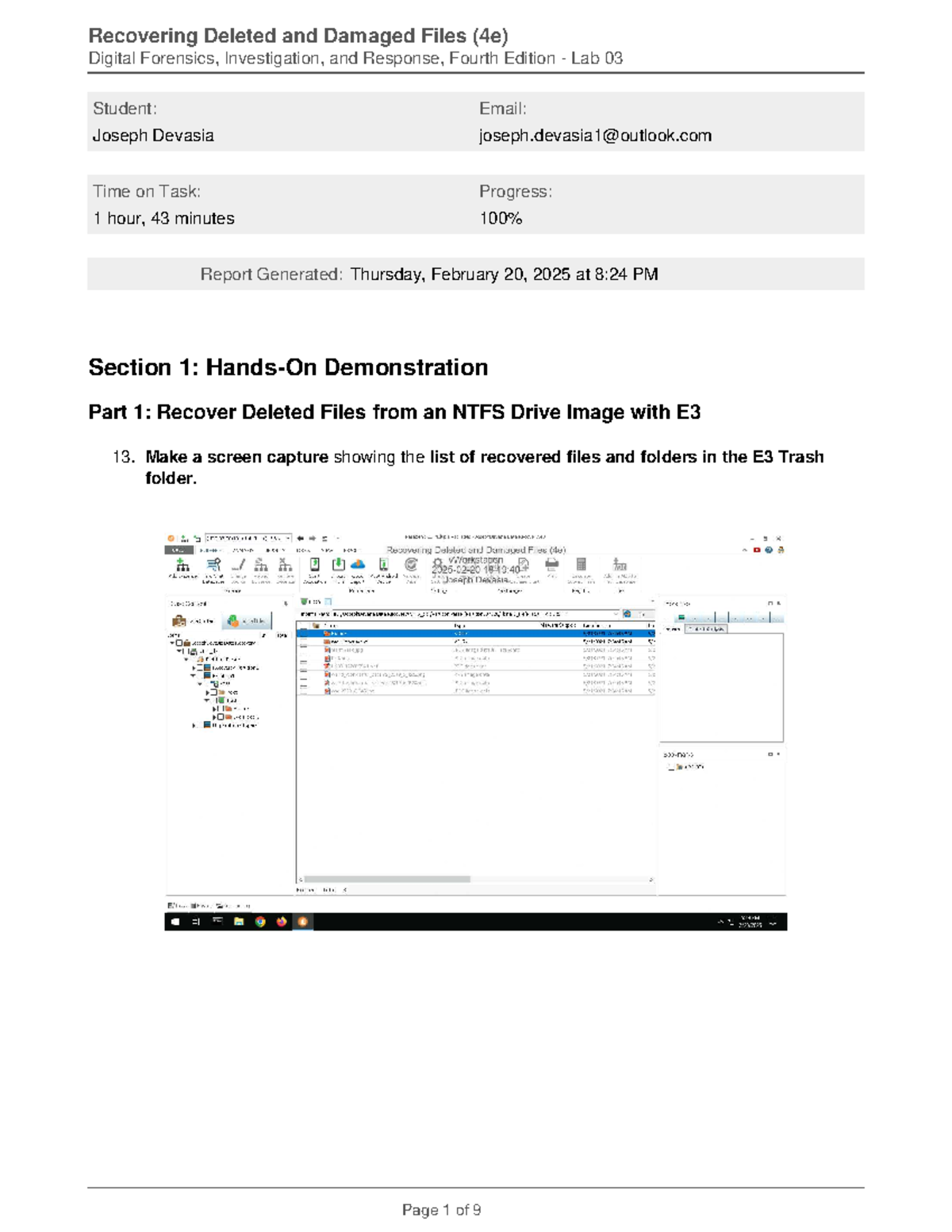 Recovering Deleted and Damaged Files 4e: Practical Guide - Studocu
