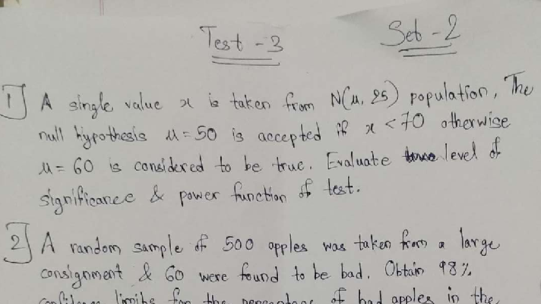 Test 3 Set 2 Solutions - Hypothesis Testing & Confidence Intervals ...