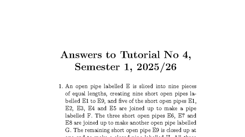 Tut4a26a - Answers to Tutorial No 4 on Pipe Frequencies and Piano ...