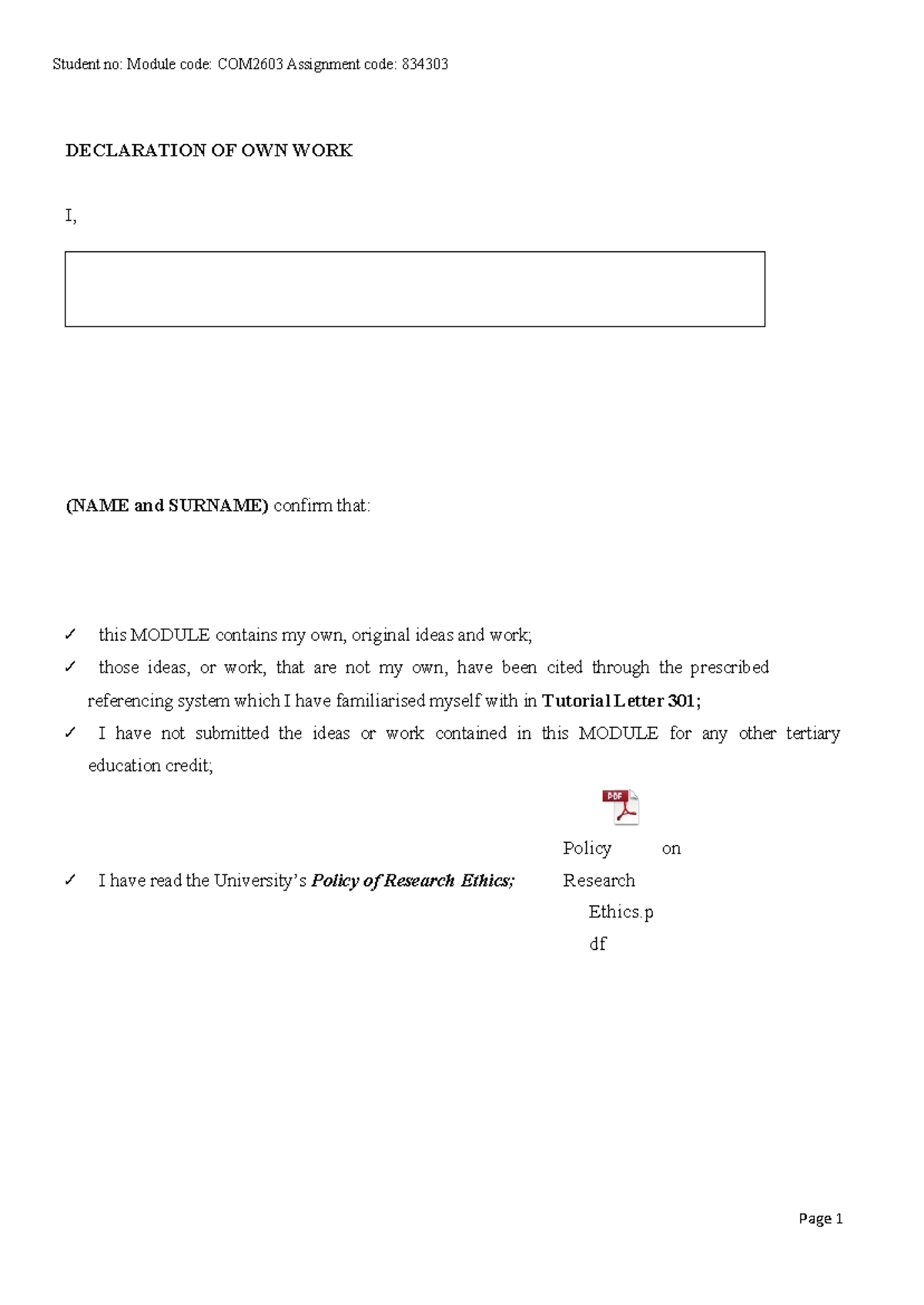 COM2603 Assignment One: Understanding Cultural Dimensions and Health ...
