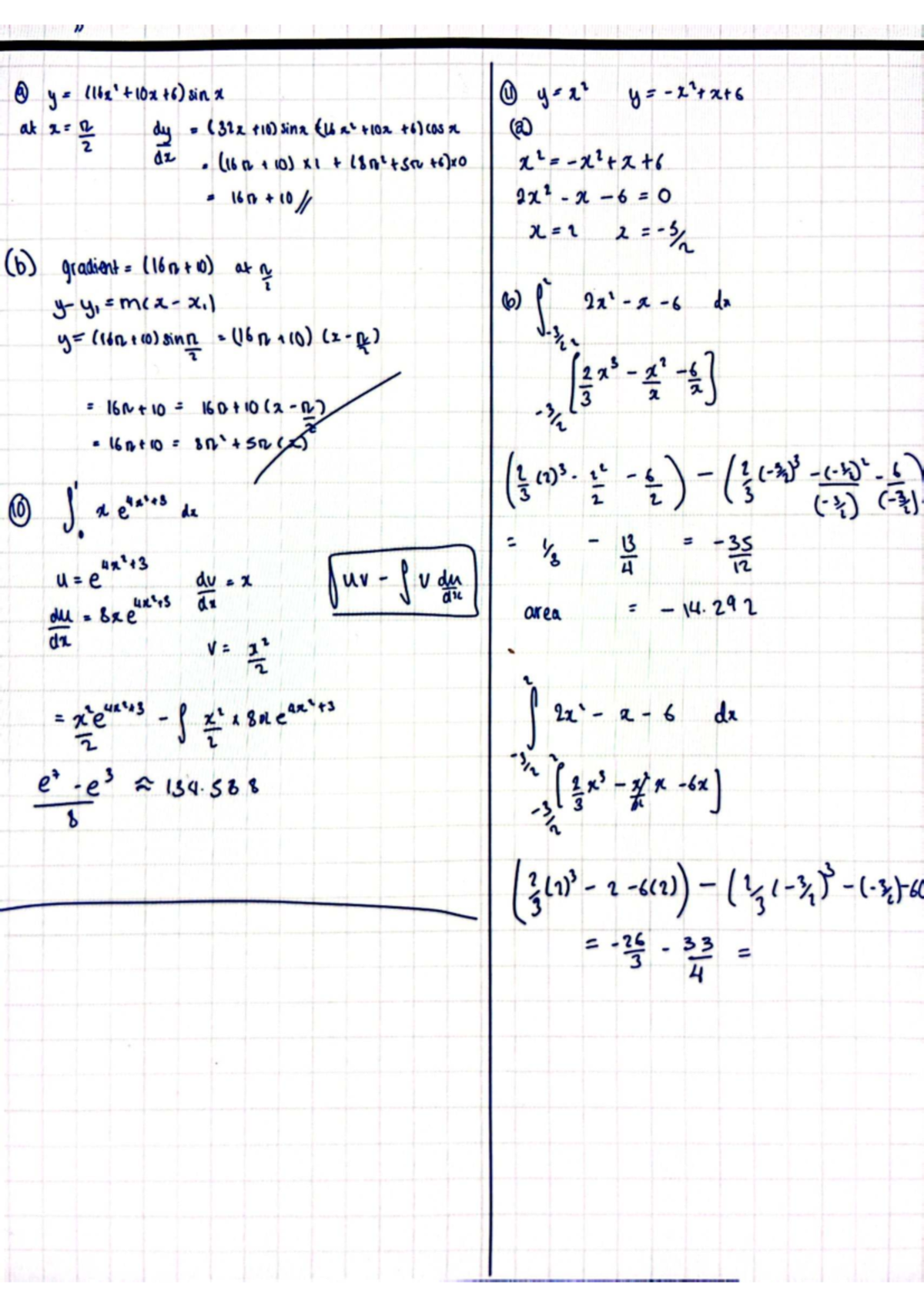 Calculus exam notes for course code UATDY - Studocu